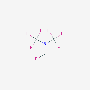 1,1,1-Trifluoro-N-(fluoromethyl)-N-(trifluoromethyl)methanamine