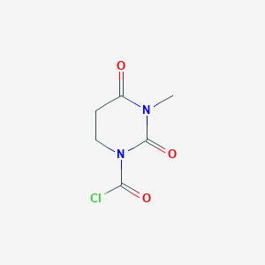 3-Methyl-2,4-dioxotetrahydropyrimidine-1(2H)-carbonyl chloride