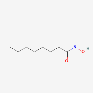 molecular formula C9H19NO2 B14476744 N-Hydroxy-N-methyloctanamide CAS No. 65789-45-9