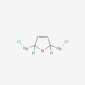 molecular formula C4H4Cl2Hg2O B14476797 Mercury, 2,5-furylidenebis(chloro- CAS No. 67465-41-2