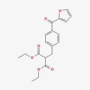 Diethyl {[4-(furan-2-carbonyl)phenyl]methyl}propanedioate