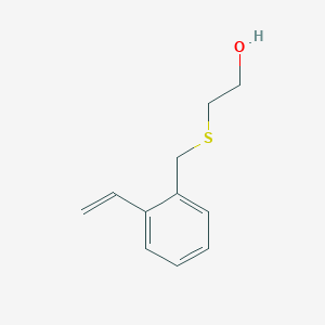 Ethanol, 2-[[(ethenylphenyl)methyl]thio]-