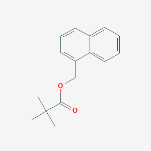 molecular formula C16H18O2 B14476891 (Naphthalen-1-yl)methyl 2,2-dimethylpropanoate CAS No. 72681-59-5