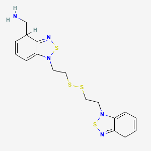 N,N'-Dithiobis(ethylene)bis(2,1,3-benzothia(S(sup IV))diazole-4-methylamine)