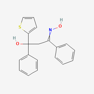 3-(Hydroxyimino)-1,3-diphenyl-1-(thiophen-2-yl)propan-1-ol