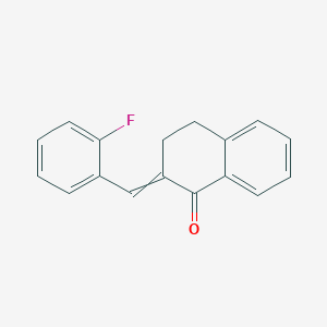 1(2H)-Naphthalenone, 2-[(2-fluorophenyl)methylene]-3,4-dihydro-