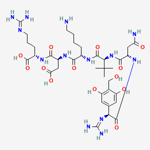 molecular formula C36H59N13O13 B14476978 Pheganomycin DR CAS No. 69280-91-7