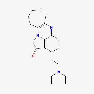 1H,7H-Cyclohepta(4,5)pyrrolo(1,2,3-de)quinoxalin-2(3H)-one, 8,9,10,11-tetrahydro-3-(2-(diethylamino)ethyl)-