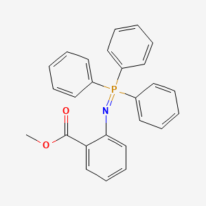 molecular formula C26H22NO2P B14477014 Methyl 2-[(triphenyl-lambda~5~-phosphanylidene)amino]benzoate CAS No. 70036-31-6