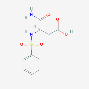 N~2~-(Benzenesulfonyl)-alpha-asparagine