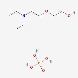 2-[2-(Diethylamino)ethoxy]ethanol;phosphoric acid