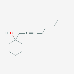 molecular formula C14H24O B14477097 1-(Oct-2-YN-1-YL)cyclohexan-1-OL CAS No. 69754-61-6