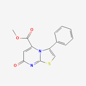 Methyl 7-oxo-3-phenyl-7H-thiazolo[3,2-a]pyrimidine-5-carboxylate