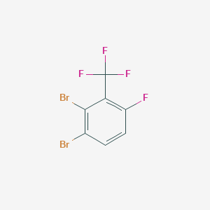 B1447714 2,3-Dibromo-6-fluorobenzotrifluoride CAS No. 1803784-50-0