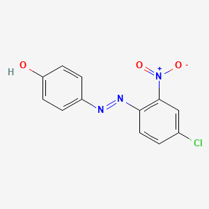 4-[2-(4-Chloro-2-nitrophenyl)hydrazinylidene]cyclohexa-2,5-dien-1-one