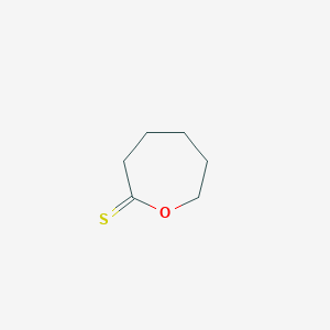 molecular formula C6H10OS B14477219 2-Oxepanethione CAS No. 72037-38-8