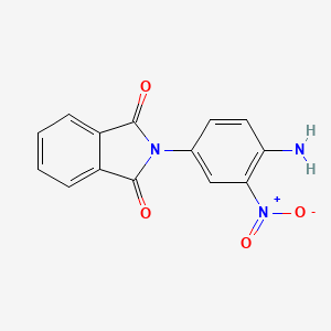 molecular formula C14H9N3O4 B14477223 1H-Isoindole-1,3(2H)-dione, 2-(4-amino-3-nitrophenyl)- CAS No. 65884-90-4