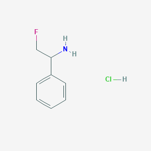 B1447723 2-Fluoro-1-phenylethanamine Hydrochloride CAS No. 1803591-64-1