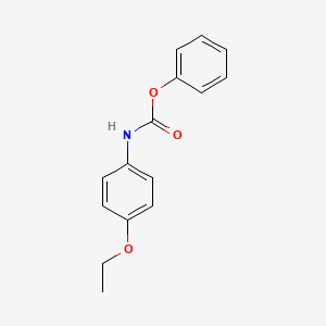 molecular formula C15H15NO3 B14477268 Phenyl (4-ethoxyphenyl)carbamate CAS No. 65141-22-2