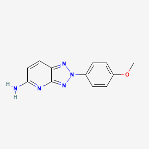 2H-1,2,3-Triazolo[4,5-b]pyridin-5-amine, 2-(4-methoxyphenyl)-