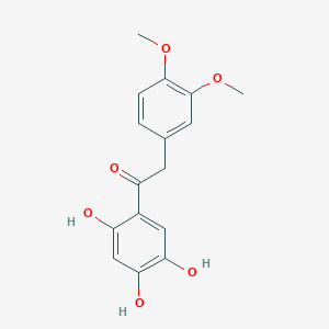 2-(3,4-Dimethoxyphenyl)-1-(2,4,5-trihydroxyphenyl)ethan-1-one