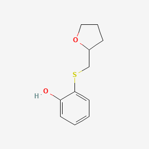 2-{[(Oxolan-2-yl)methyl]sulfanyl}phenol