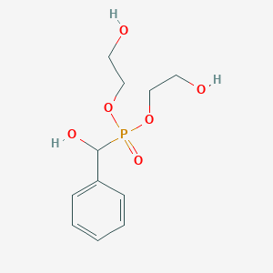 Bis(2-hydroxyethyl) [hydroxy(phenyl)methyl]phosphonate