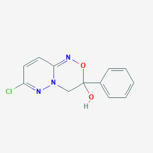 7-Chloro-3-phenyl-3,4-dihydropyridazino[6,1-c][1,2,4]oxadiazin-3-ol