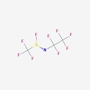 1,1,1-Trifluoro-N-(pentafluoroethyl)methanesulfinimidoyl fluoride