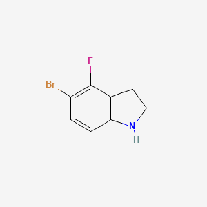 B1447737 5-Bromo-4-fluoroindoline CAS No. 1782463-27-7