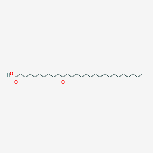 molecular formula C28H54O3 B14477374 11-Oxooctacosanoic acid CAS No. 65792-34-9