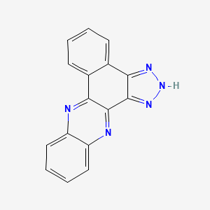 molecular formula C16H9N5 B1447740 2h-Benzo[c]-1,2,3-triazolo[4,5-a]phenazine CAS No. 216-25-1