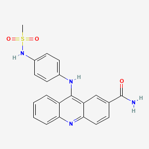 9-((4-((Methylsulfonyl)amino)phenyl)amino)-2-acridinecarboxamide