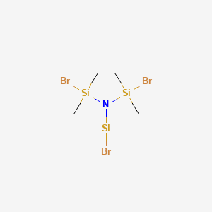 1-Bromo-N,N-bis[bromo(dimethyl)silyl]-1,1-dimethylsilanamine