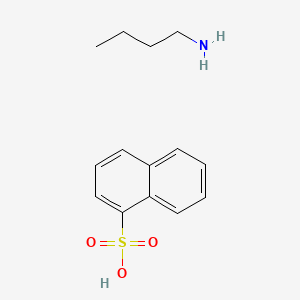 molecular formula C14H19NO3S B14477445 Butan-1-amine;naphthalene-1-sulfonic acid 