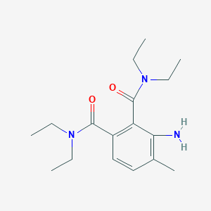 3-Amino-N~1~,N~1~,N~2~,N~2~-tetraethyl-4-methylbenzene-1,2-dicarboxamide