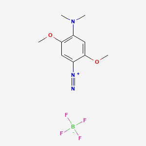 Benzenediazonium, 4-(dimethylamino)-2,5-dimethoxy-, tetrafluoroborate(1-)