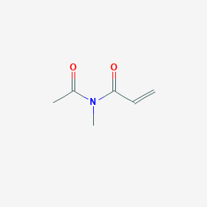 molecular formula C6H9NO2 B14477513 N-Acetyl-N-methylprop-2-enamide CAS No. 65395-80-4