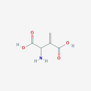 B14477545 DL-Aspartic acid, 3-methylene- CAS No. 71195-09-0