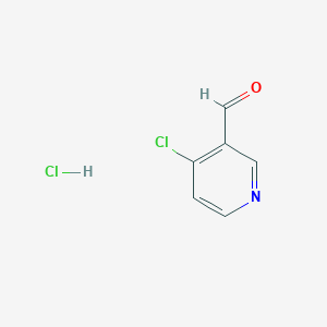 molecular formula C6H5Cl2NO B1447755 4-氯烟酰醛盐酸盐 CAS No. 1449008-08-5