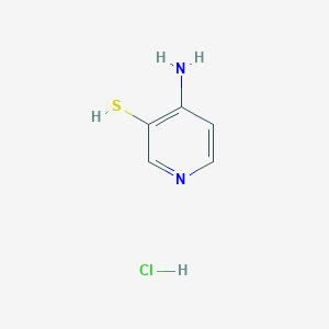 molecular formula C5H7ClN2S B1447758 4-氨基吡啶-3-硫醇盐酸盐 CAS No. 173069-45-9
