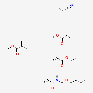 N-(butoxymethyl)prop-2-enamide;ethyl prop-2-enoate;methyl 2-methylprop-2-enoate;2-methylprop-2-enenitrile;2-methylprop-2-enoic acid