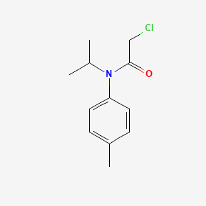 molecular formula C12H16ClNO B14477620 2-Chloro-N-(4-methylphenyl)-N-(propan-2-yl)acetamide CAS No. 66602-76-4