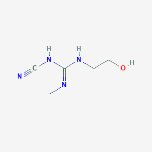 N-Cyano-N'-(2-hydroxyethyl)-N''-methylguanidine