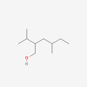 molecular formula C10H22O B14477704 4-Methyl-2-(propan-2-yl)hexan-1-ol CAS No. 66719-41-3