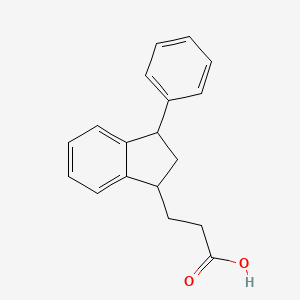 3-(3-Phenyl-1-indanyl)propionic acid