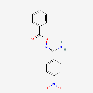 N'-(Benzoyloxy)-4-nitrobenzene-1-carboximidamide