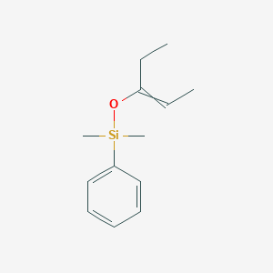 Dimethyl[(pent-2-en-3-yl)oxy]phenylsilane