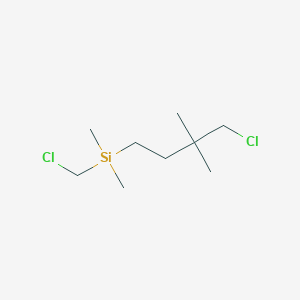 (4-Chloro-3,3-dimethylbutyl)(chloromethyl)dimethylsilane