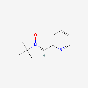 molecular formula C10H14N2O B14477823 2-Methyl-N-(2-pyridinylmethylene)-2-propanamine N-oxide CAS No. 72877-59-9